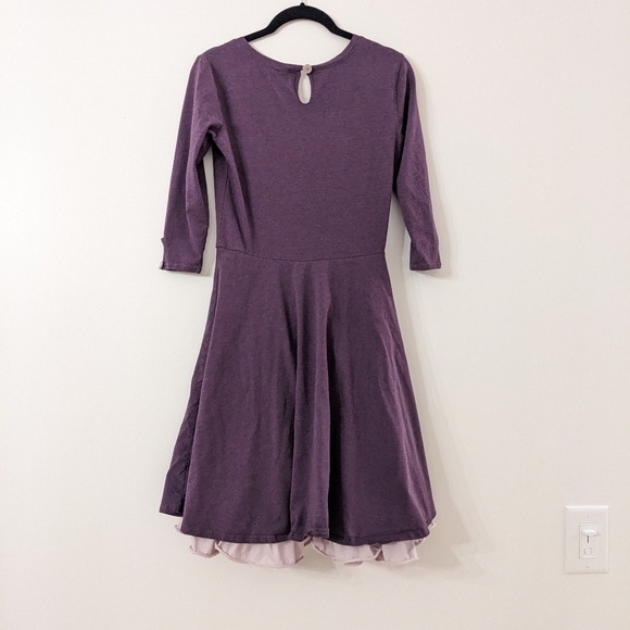 Matilda Jane Purple fit and flare dress size small - Picture 5 of 5